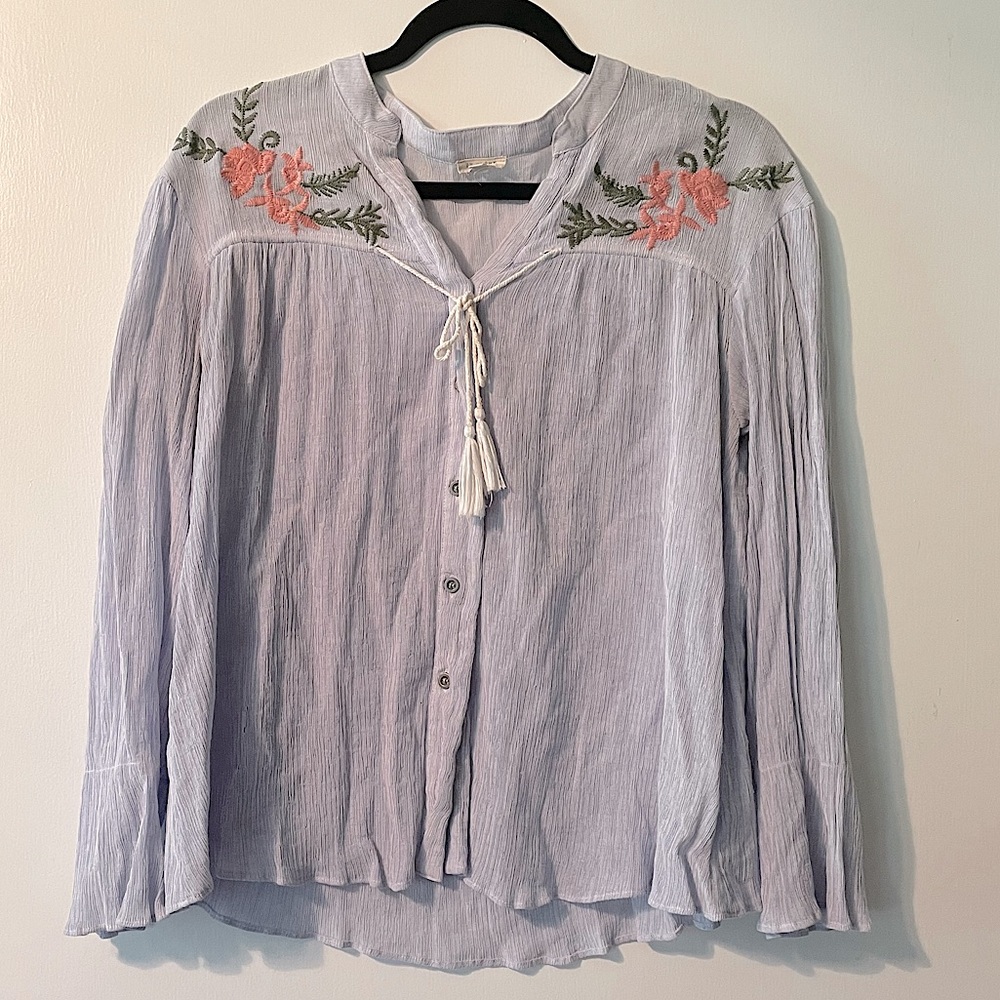 Boutique Embroidered Blouse